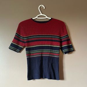 Vintage Striped Knit T-shirt
